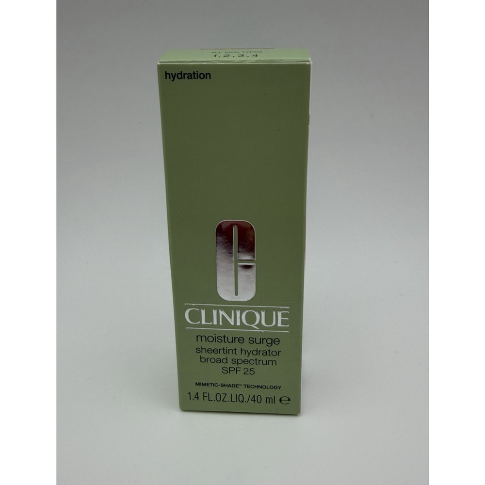 CLINIQUE Moisture Surge Sheertint Hydrator SPF 25 Tinted Moisturizer 1.4 oz NIB